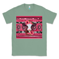 Sage pink gemstone baby calf western valentines day Classic Tee - Jasminsmagicworld