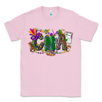 Bubblegum Pink cna mardi gras Classic Tee - CowGirlArtShop