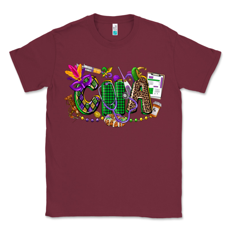 Cna Mardi Gras Classic Tee by CowGirlArtShop | Teevron