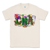 Natural cna mardi gras Classic Tee - CowGirlArtShop