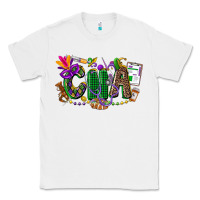 White cna mardi gras Classic Tee - CowGirlArtShop
