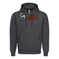 Smoke mama claus Zipper Hoodie - BarkalooDesign