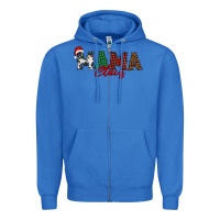 True Royal mama claus Zipper Hoodie - BarkalooDesign