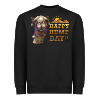Black happy hump day camel Heavyweight Sweatshirt - BarkalooDesign