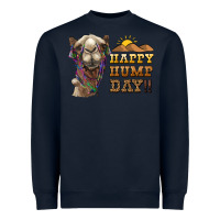 Navy happy hump day camel Heavyweight Sweatshirt - BarkalooDesign