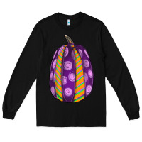 Black watercolor halloween pumpkin Long Sleeve Tee - RanaPortraitStore