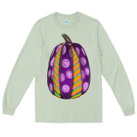 Matcha watercolor halloween pumpkin Long Sleeve Tee - RanaPortraitStore