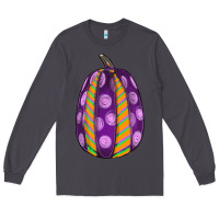 Smoke watercolor halloween pumpkin Long Sleeve Tee - RanaPortraitStore