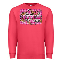 Cardinal pinktober with cancer ribbon Premium Sweatshirt - AdoDesignShop