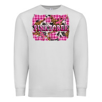 Dove Grey pinktober with cancer ribbon Premium Sweatshirt - AdoDesignShop