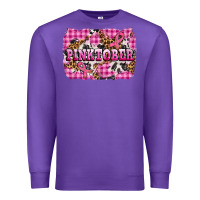 Purple pinktober with cancer ribbon Premium Sweatshirt - AdoDesignShop