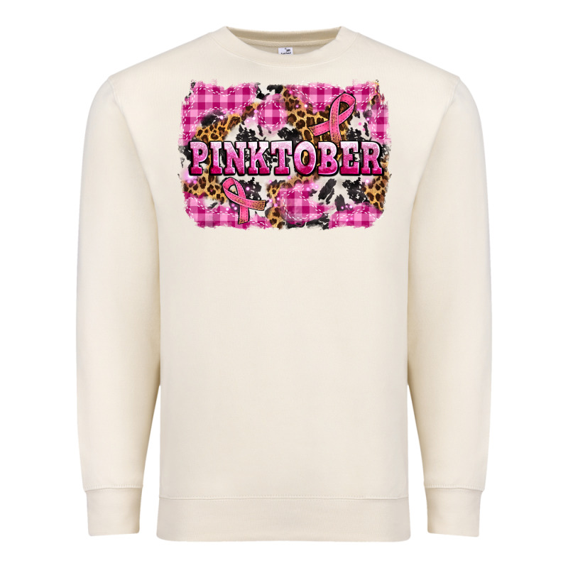 Pinktober With Cancer Ribbon Premium Sweatshirt by AdoDesignShop | Teevron