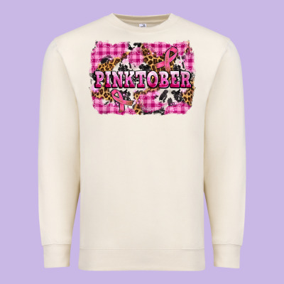 Pinktober With Cancer Ribbon Premium Sweatshirt Designed By Adodesignshop