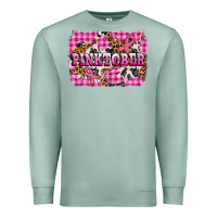 Seafoam pinktober with cancer ribbon Premium Sweatshirt - AdoDesignShop