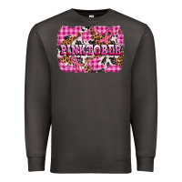 Smoke pinktober with cancer ribbon Premium Sweatshirt - AdoDesignShop