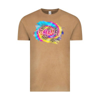 Vintage Camel Mama Tie dye Leopard Vintage Tee - CowCowDesign