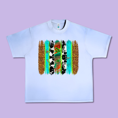 Western Brushstrokes Urban Heavy Tee Designed By Oliviacreatesart