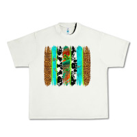 Pistachio western brushstrokes Urban Heavy Tee - OliviaCreatesArt