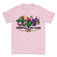 Bubblegum Pink cdl mardi gras Classic Tee - CowGirlArtShop