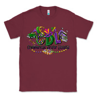 Burgundy cdl mardi gras Classic Tee - CowGirlArtShop