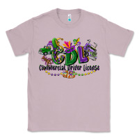 Lilac cdl mardi gras Classic Tee - CowGirlArtShop
