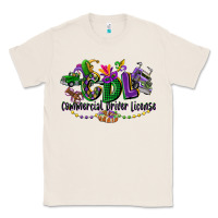 Natural cdl mardi gras Classic Tee - CowGirlArtShop
