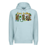 Blue Mist one lucky nurse Premium Hoodie - CowhideDigitalArt