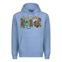 Colony Blue one lucky nurse Premium Hoodie - CowhideDigitalArt