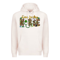 Pale Pink one lucky nurse Premium Hoodie - CowhideDigitalArt