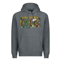 Rock one lucky nurse Premium Hoodie - CowhideDigitalArt