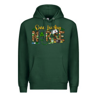 Sports Green one lucky nurse Premium Hoodie - CowhideDigitalArt
