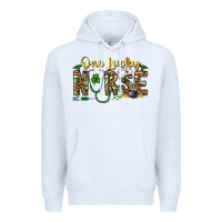 White one lucky nurse Premium Hoodie - CowhideDigitalArt