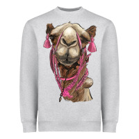 Heather Grey camel Heavyweight Sweatshirt - BarkalooDesign