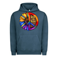 Pigment Midnight Navy love is love Urban Hoodie - JahusDesignShop