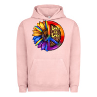 Pigment Salmon love is love Urban Hoodie - JahusDesignShop