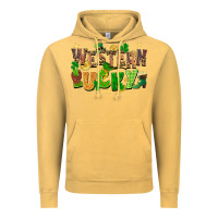 Vintage Mustard western lucky St. Patricks Day Vintage Hoodie - FaDigitalArtStudio