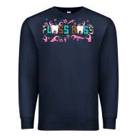 Navy floss boss Premium Sweatshirt - AdoDesignShop