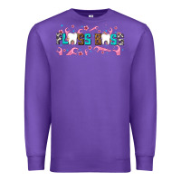 Purple floss boss Premium Sweatshirt - AdoDesignShop