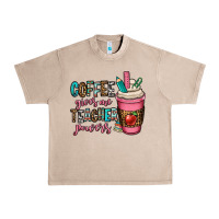 French Oak coffee gives me teacher powers Urban Heavy Tee - OliviaCreatesArt