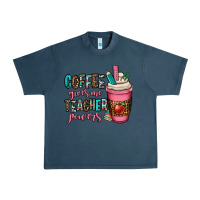 Midnight Navy coffee gives me teacher powers Urban Heavy Tee - OliviaCreatesArt