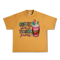 Peanut Butter coffee gives me teacher powers Urban Heavy Tee - OliviaCreatesArt