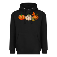 Black pumpkins face Heavyweight Hoodie - AdoDesignShop