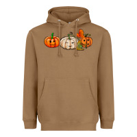 Toasted Coconut pumpkins face Heavyweight Hoodie - AdoDesignShop