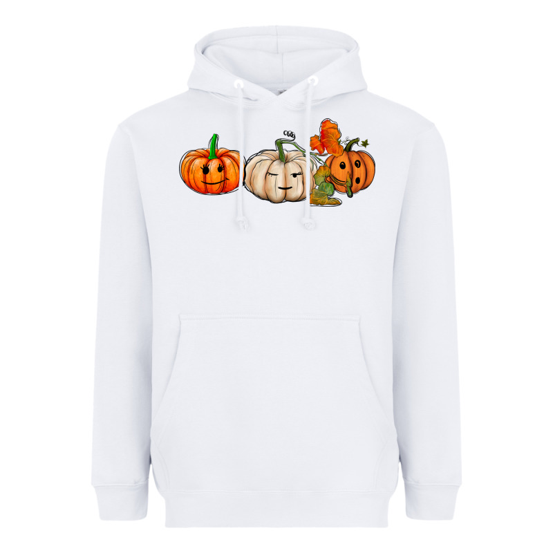 Pumpkins Face Heavyweight Hoodie by AdoDesignShop | Teevron