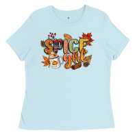 Baby Blue spice girl Ladies Tee - CowGirlArtShop