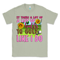 Matcha it takes a lot of a lot of balls to golf like i do Classic Tee - Artiststas
