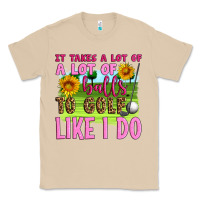 Mushroom it takes a lot of a lot of balls to golf like i do Classic Tee - Artiststas