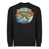 Black summer time sunset glasses Heavyweight Sweatshirt - BarkalooDesign
