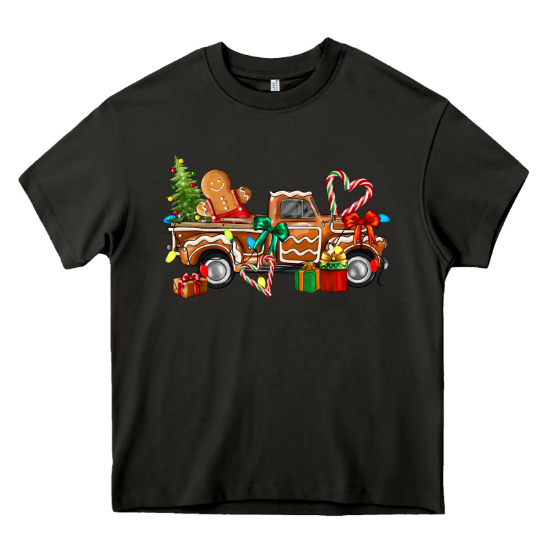 Gingerbread Truck Heavy Core Tee by texasbilliewilder | Teevron