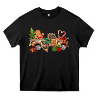 Black gingerbread truck Heavy Core Tee - texasbilliewilder